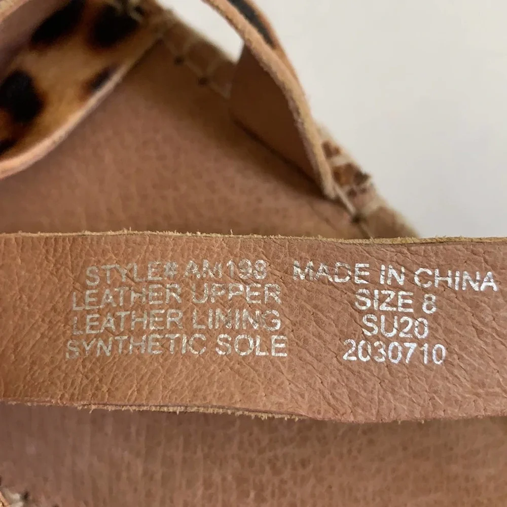 NEW Madewell Animal Print Malia Calf Hair Espadrilles - Picture 7 of 10